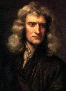 Sir Godfrey Kneller Isaac Newton oil